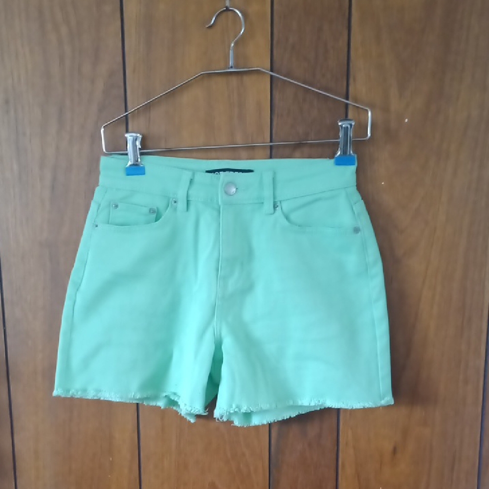 Size 26 Joe Fresh Light Green Mint Jean Shorts